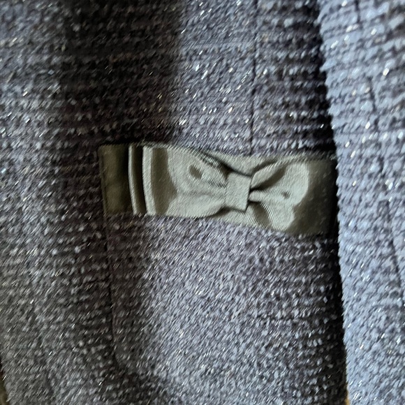Talbots navy tweed topper - Picture 3 of 5
